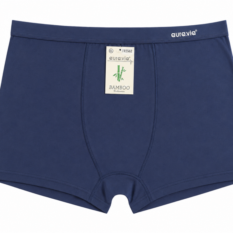 Bokserki męskie Aura.via bambusowe, gładkie 4XL-6XL