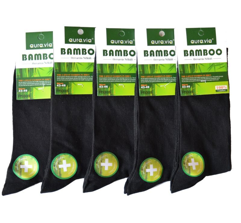 Skarpety męskie skarpetki bambusowe zestaw 5 par r. 43-46 / 39-42 AuraVia