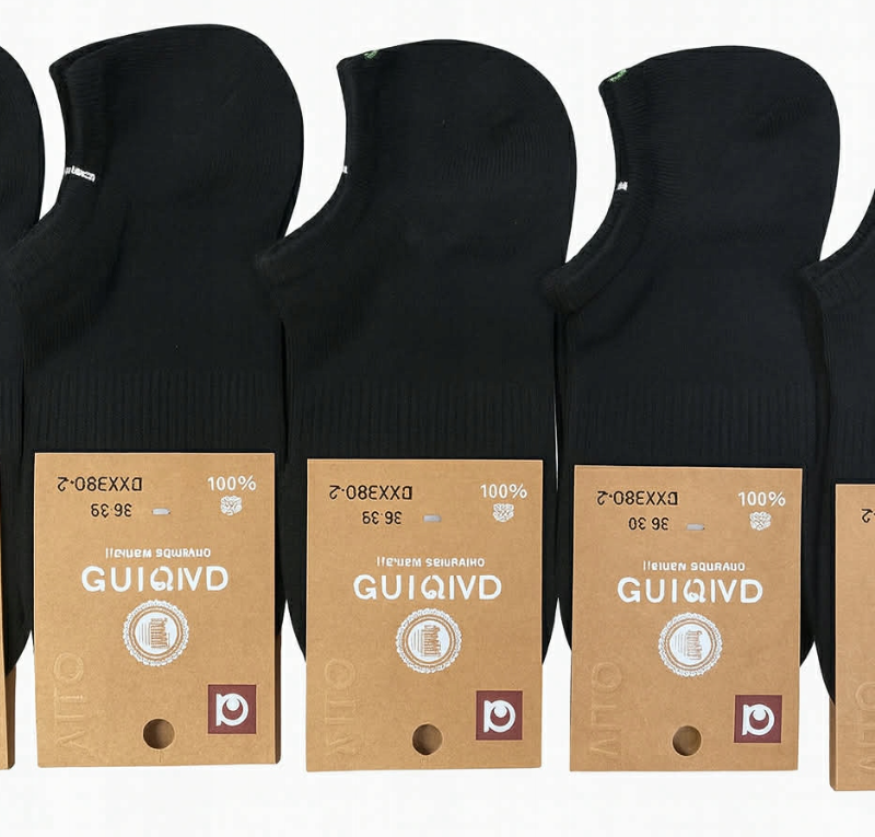 Skarpetki Damskie bawełniane stopki czarne 5 par 35-38 / 38-41 Aura.via