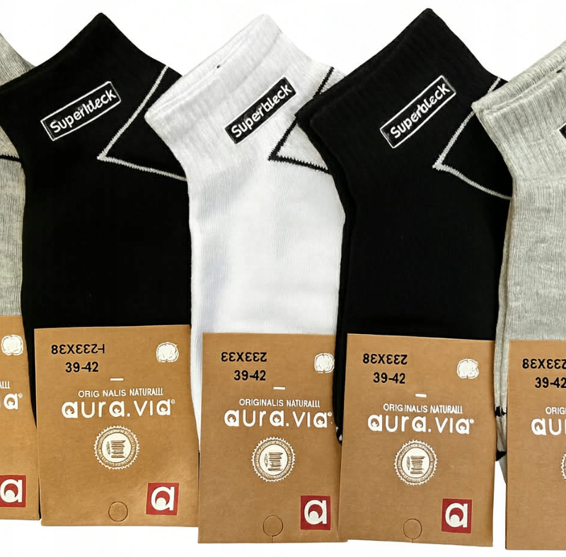 Skarpety męskie skarpetki bawełniane 5 par r. 43-46 / 39-42 mix kolor