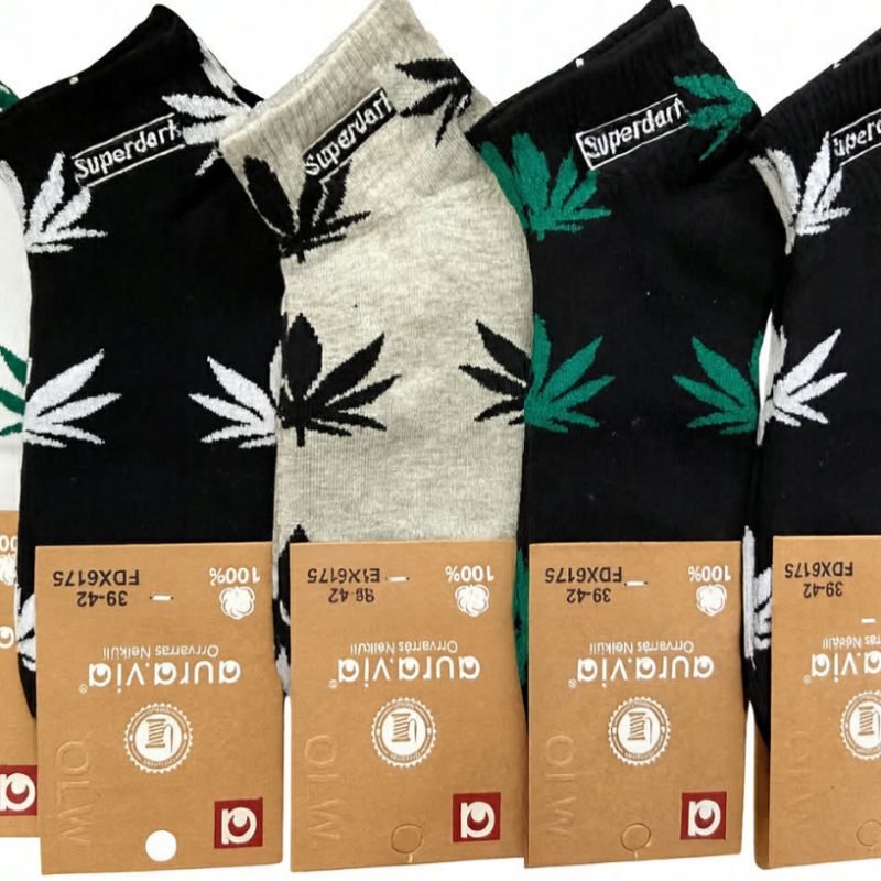 Skarpety męskie skarpetki bawełniane 5 par r. 43-46 / 39-42 mix kolor