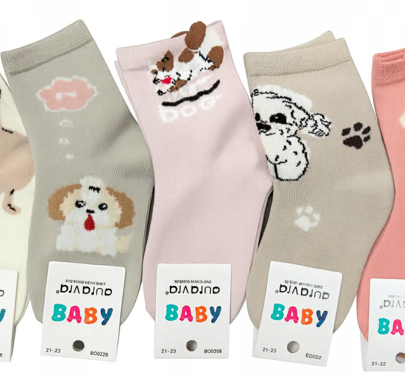 SKARPETKI DZIECIECE SKARPETY BAWELNIANE KOLOROWE 5 par rozmiar 15-17/18-20/21-23