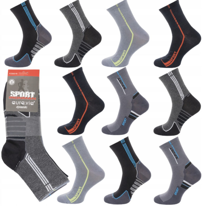 Skarpety męskie skarpetki bawełniane 10 par r. 43-46 / 39-42 mix kolor