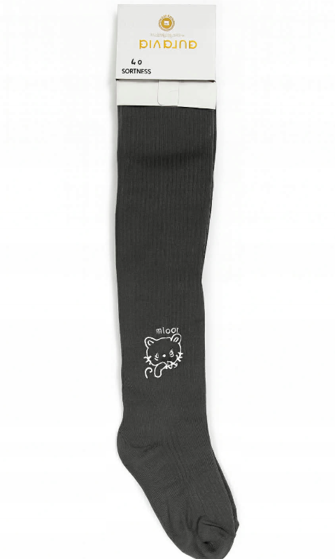 RAJSTOPY dla dziewczynki z misiem aura via KIDS 1-3/4-6/7-9/10-12 Lat