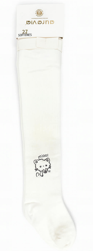 RAJSTOPY dla dziewczynki z misiem aura via KIDS 1-3/4-6/7-9/10-12 Lat