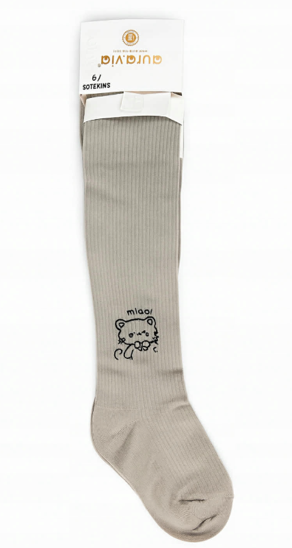 RAJSTOPY dla dziewczynki z misiem aura via KIDS 1-3/4-6/7-9/10-12 Lat