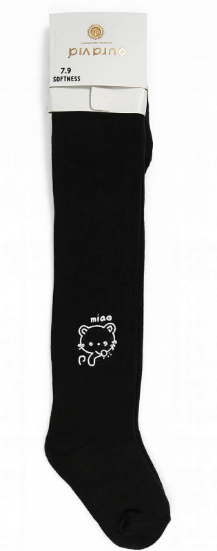 RAJSTOPY dla dziewczynki z misiem aura via KIDS 1-3/4-6/7-9/10-12 Lat