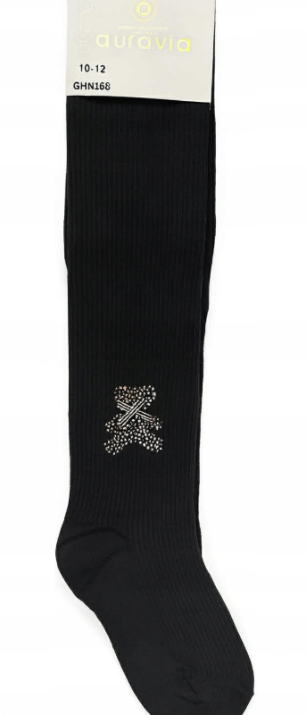 RAJSTOPY dla dziewczynki z misiem aura via KIDS 1-3/4-6/7-9/10-12 Lat