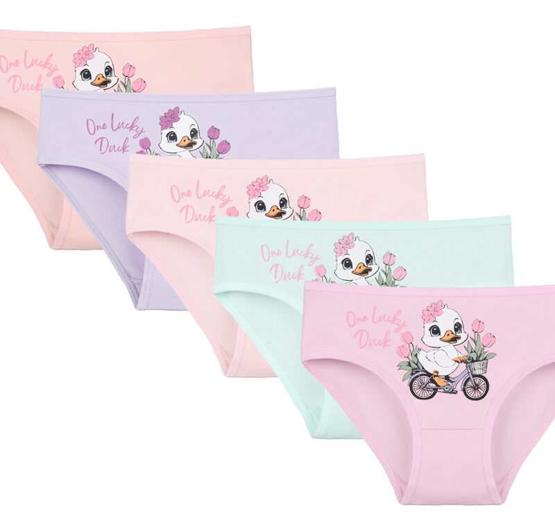 Majtki Dziewczęce Bawełniane Donella Kaczuszki 0/1 Lat