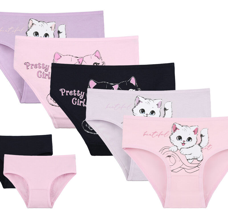 Majtki Dziewczęce Bawełniane Donella Kotki 2/3|4/5 Lat