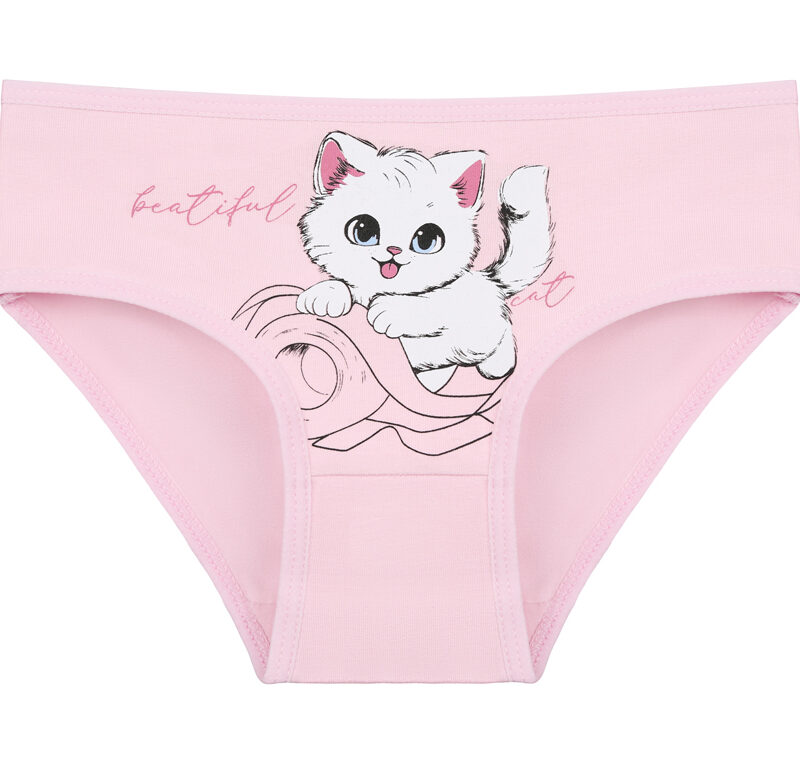 Majtki Dziewczęce Bawełniane Donella Kotki 2/3|4/5 Lat — zdjęcie 5