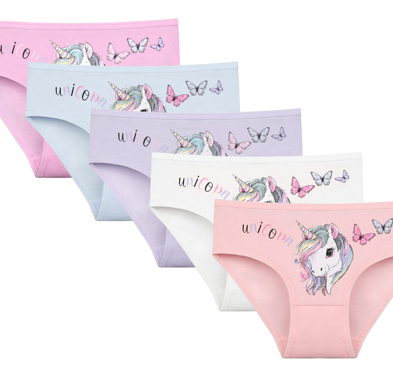 Majtki Dziewczęce Bawełniane Donella Jednorożce 0/1|4/5 Lat