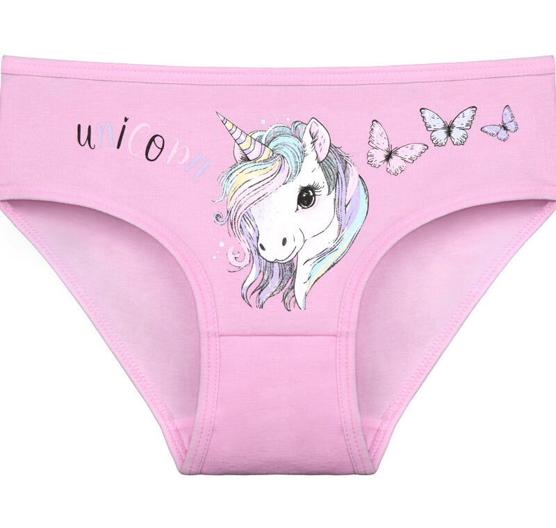 Majtki Dziewczęce Bawełniane Donella Jednorożce 0/1|4/5 Lat — zdjęcie 3