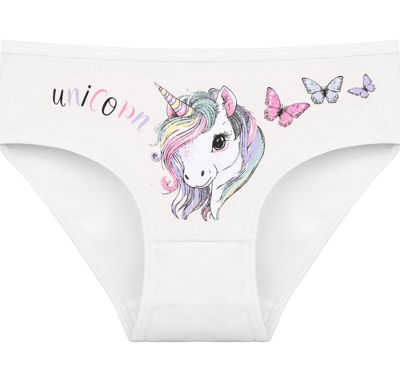 Majtki Dziewczęce Bawełniane Donella Jednorożce 0/1|4/5 Lat — zdjęcie 1