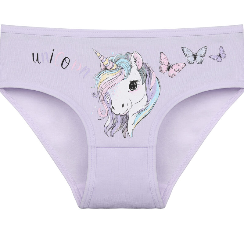 Majtki Dziewczęce Bawełniane Donella Jednorożce 0/1|4/5 Lat — zdjęcie 2