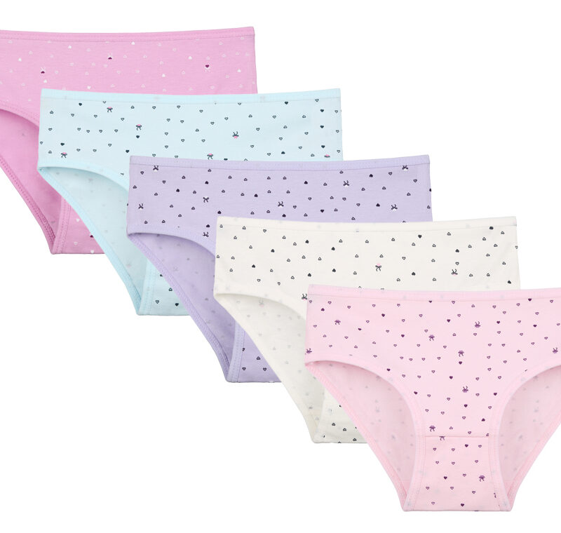 Majtki Dziewczęce Bawełniane Donella Serduszka 0/1|2/3 Lat