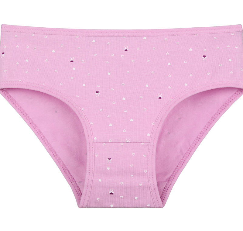 Majtki Dziewczęce Bawełniane Donella Serduszka 0/1|2/3 Lat — zdjęcie 1