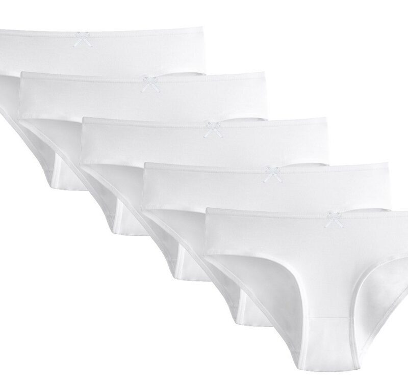 Majtki Dziewczęce Bawełniane Donella Białe 6/7|8/9|10/11|12/13|14/15 Lat