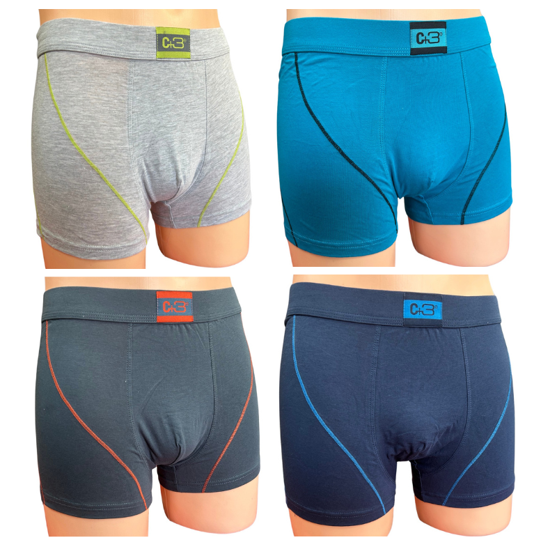 Bokserki Męskie bawełniane Majtki zestaw 4 sztuk C+3 rozmiar M/L/XL/2XL