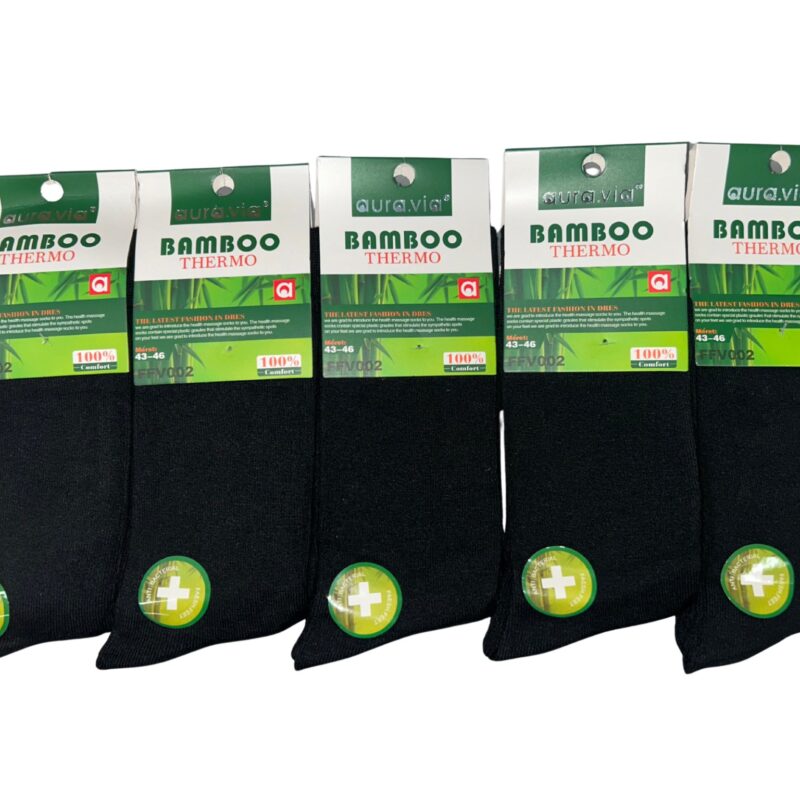 Skarpety BAMBUSOWE ciepłe TERMO zestaw 5 PAR 39-42/43-46