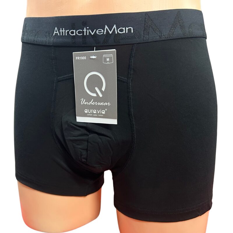 Bokserki męskie Aura.via bambusowe, gładkie