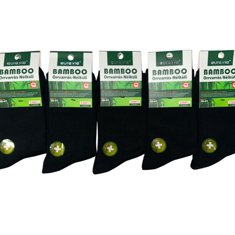 Wysokie Skarpety bambus unisex 5 par rozmiar 35-38/38-41 Aura.via