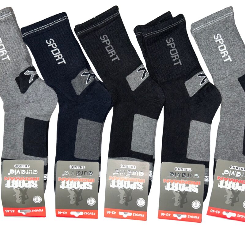 SKARPETY TERMO PÓŁFROTTE GRUBSZY SPÓD 5 PAR Aura.via r. 39-42/43-46