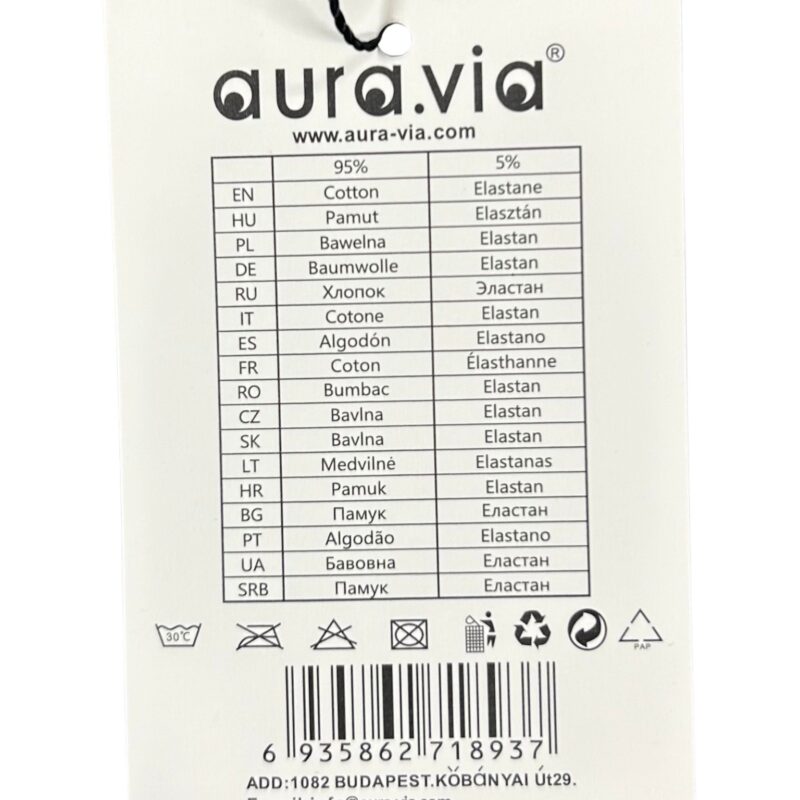 Prążkowane bokserki Aura.via classic fit płaskie szwy, rozmiar L/XL/2XL/3XL — zdjęcie 1