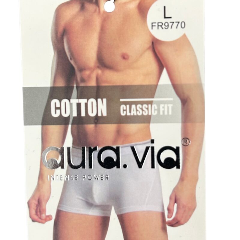 Prążkowane bokserki Aura.via classic fit płaskie szwy, rozmiar M/XL/3XL — zdjęcie 1