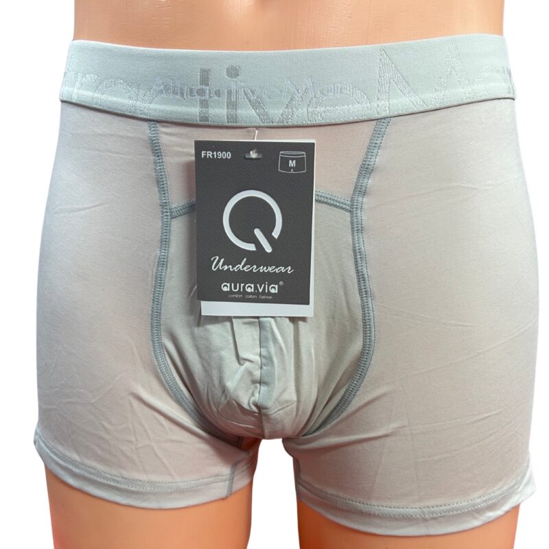 Bokserki męskie Aura.via bambusowe, gładkie