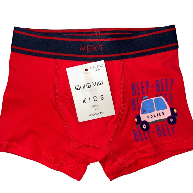 Bokserki chłopięce Aura.Via KIDS bawełna 95% rozmiar 2-4/4-6/6-8 Lat