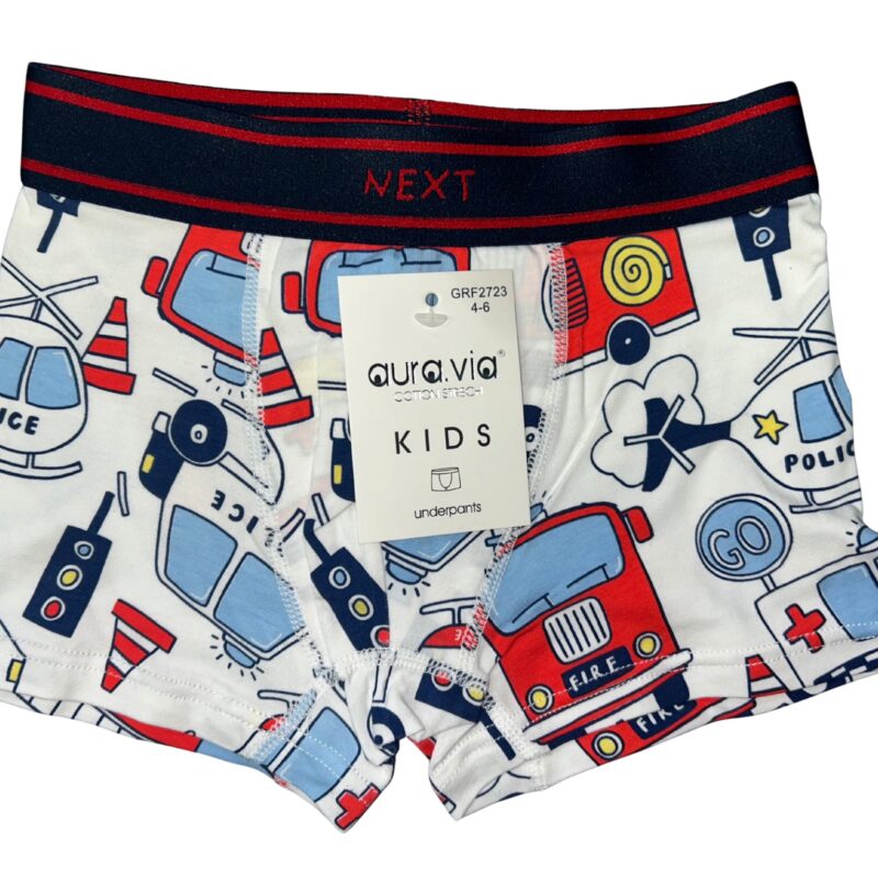 Bokserki chłopięce Aura.Via KIDS bawełna 95% rozmiar 2-4/4-6/6-8 Lat