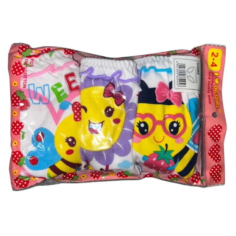 Majtki dziewczęce 3 sztuki figi DC Polo GIRL 2-4 Lata — zdjęcie 1