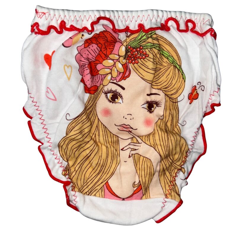 Majtki dziewczęce 3 sztuki figi DC Polo GIRL 2-4/4-6/6-8 Lat — zdjęcie 3