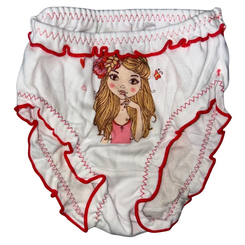 Majtki dziewczęce 3 sztuki figi DC Polo GIRL 2-4/4-6/6-8 Lat — zdjęcie 2