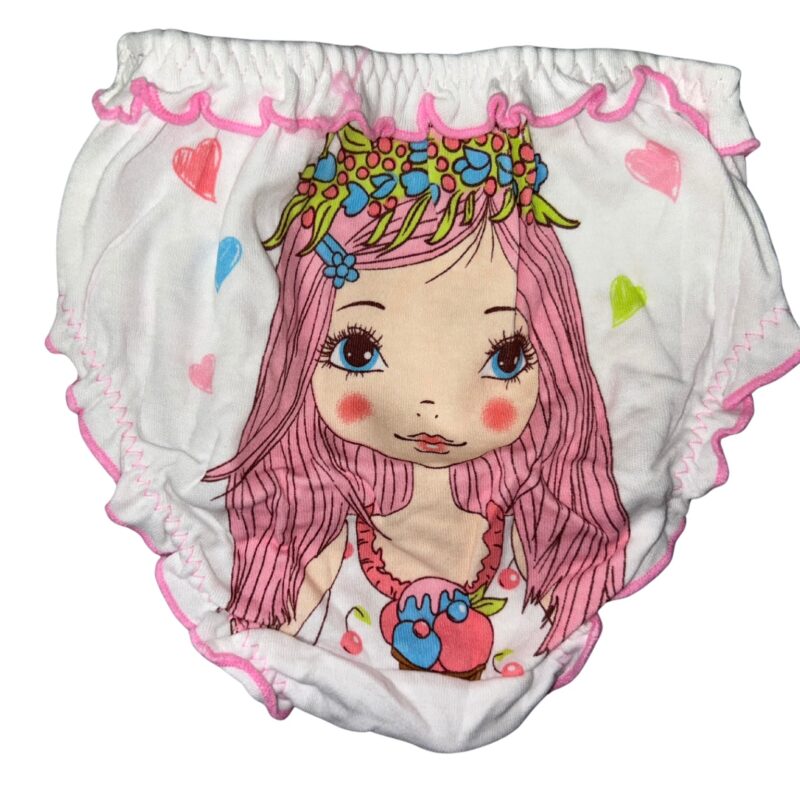 Majtki dziewczęce 3 sztuki figi DC Polo GIRL 2-4/4-6/6-8 Lat