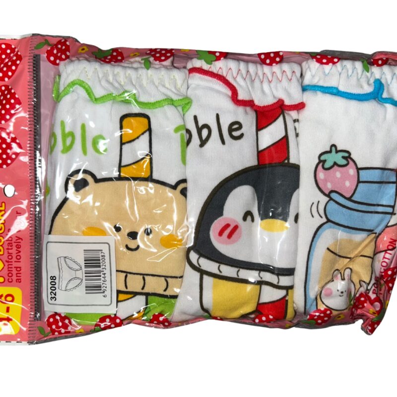 Majtki dziewczęce 3 sztuki figi DC Polo GIRL 4-6 Lata — zdjęcie 1