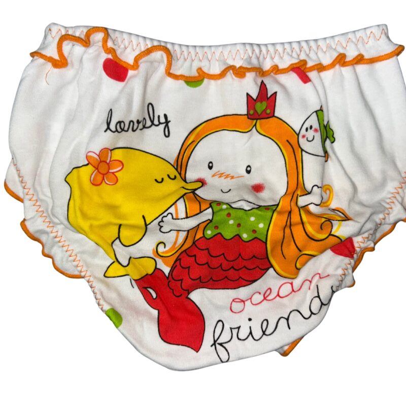 Majtki dziewczęce 3 sztuki figi DC Polo GIRL 6-8 Lata