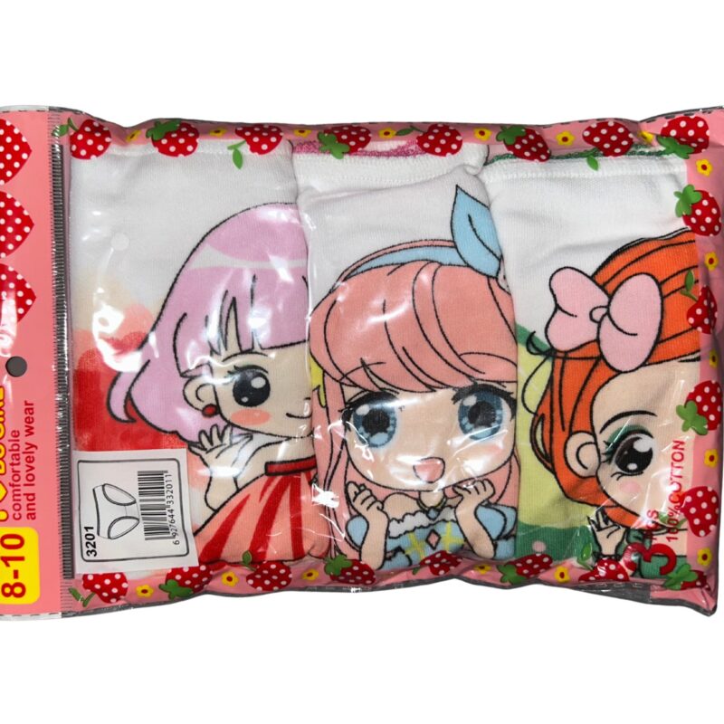 Majtki dziewczęce 3 sztuki figi DC Polo GIRL 8-10 Lata — zdjęcie 1