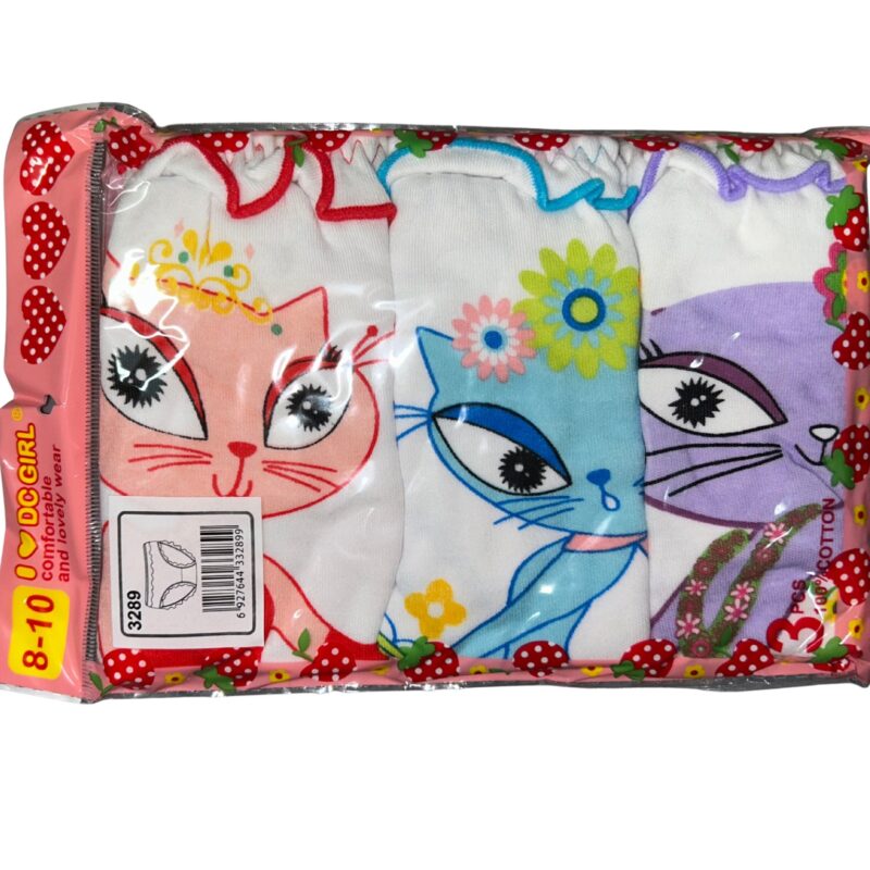 Majtki dziewczęce 3 sztuki figi DC Polo GIRL 8-10/10-12 Lata — zdjęcie 1