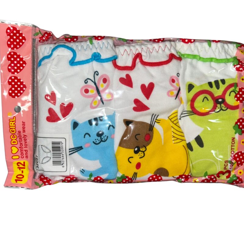 Majtki dziewczęce 3 sztuki figi DC Polo GIRL 10-12 Lata — zdjęcie 1