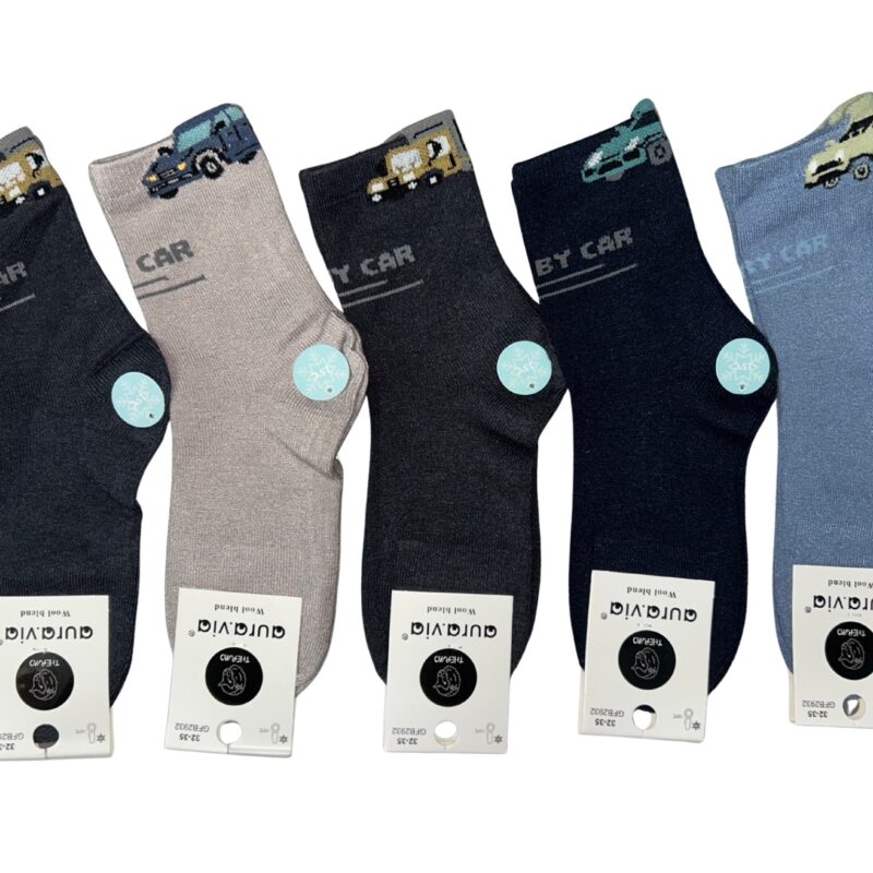 Ocieplane Skarpety Dziecięce ciepłe Aura Via 24-27/28-31/32-35