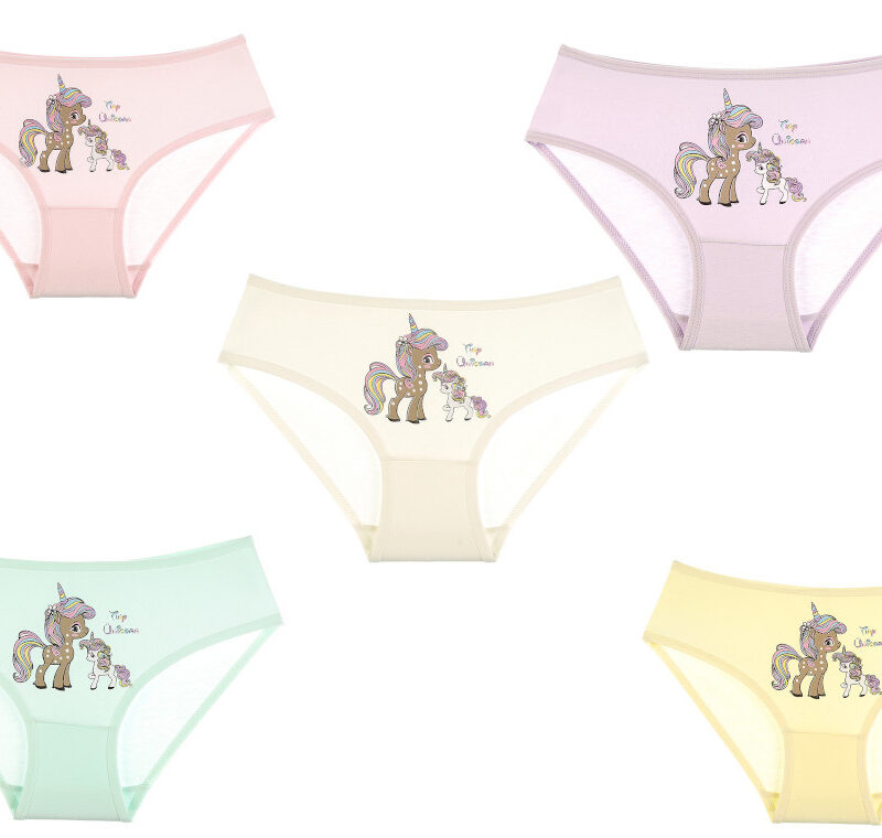 Majtki Dziewczęce Bawełniane Donella Jednorożce 2/3|4/5 Lat