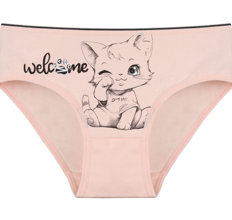 Majtki Dziewczęce Bawełniane Donella Kotki i Pieski 6/7|8-9 Lat — zdjęcie 2