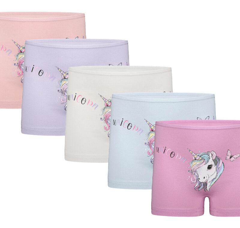 Bokserki Dziewczęce Bawełniane Donella Jednorożce 0-1|2-3|4-5|6-7|8-9|10-11 Lat