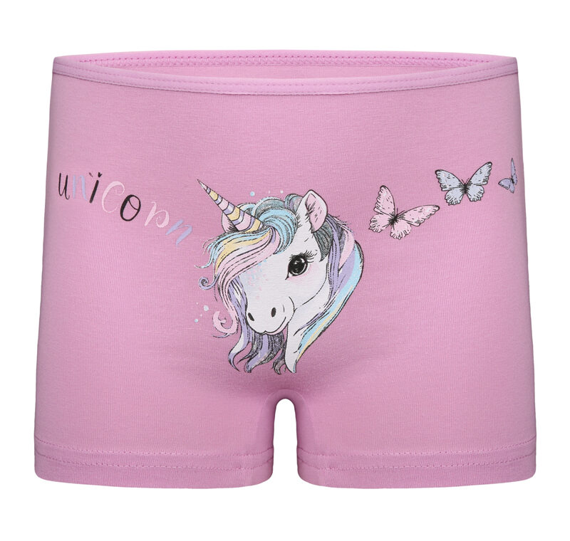 Bokserki Dziewczęce Bawełniane Donella Jednorożce 0-1|2-3|4-5|6-7|8-9|10-11 Lat — zdjęcie 1
