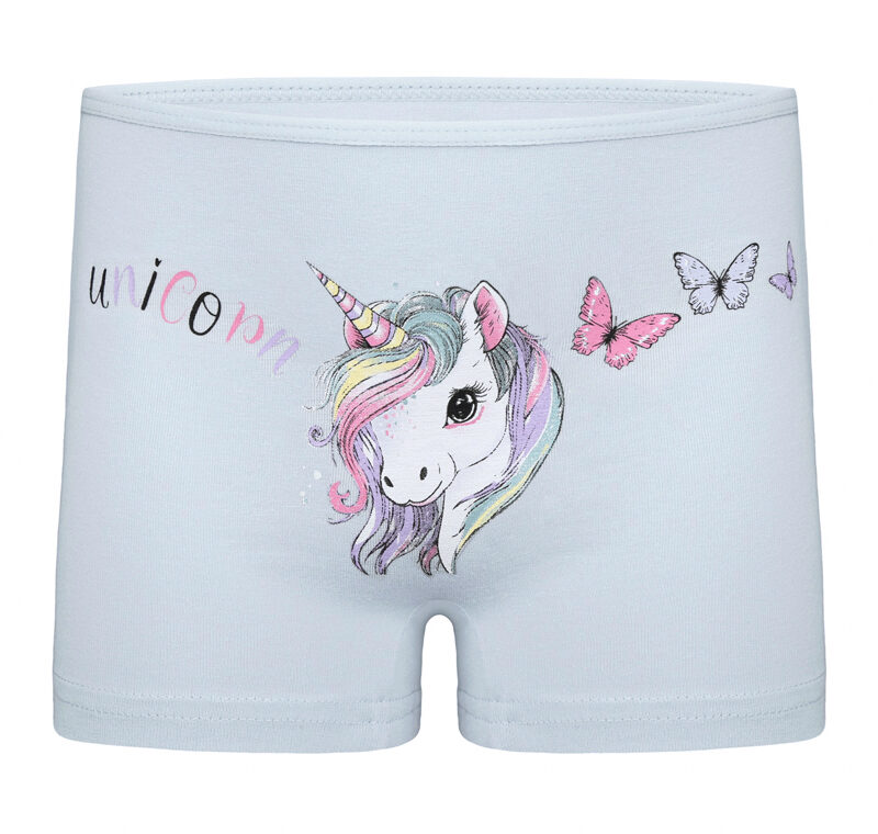 Bokserki Dziewczęce Bawełniane Donella Jednorożce 0-1|2-3|4-5|6-7|8-9|10-11 Lat — zdjęcie 2