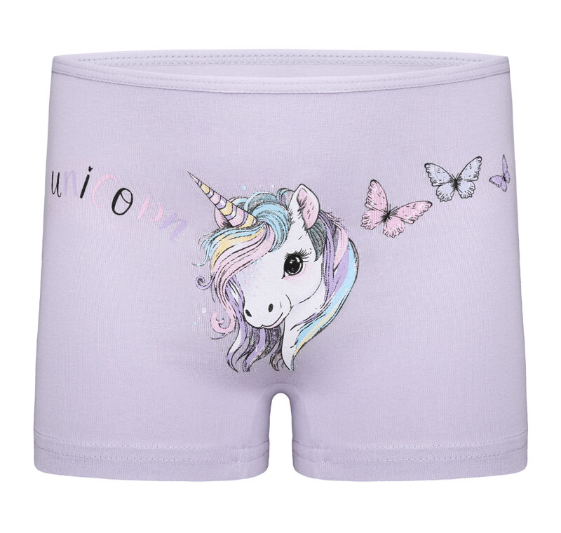 Bokserki Dziewczęce Bawełniane Donella Jednorożce 0-1|2-3|4-5|6-7|8-9|10-11 Lat — zdjęcie 4