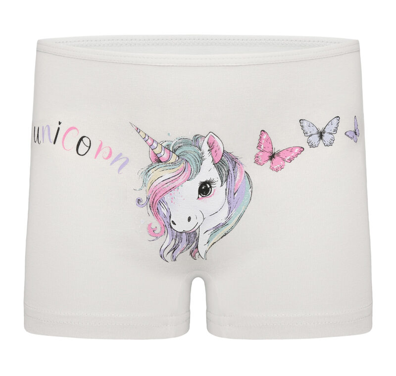 Bokserki Dziewczęce Bawełniane Donella Jednorożce 0-1|2-3|4-5|6-7|8-9|10-11 Lat — zdjęcie 5