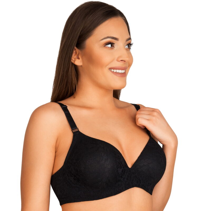 Biustonosz usztywniany z koronką 1691 Linaise na fiszbinie